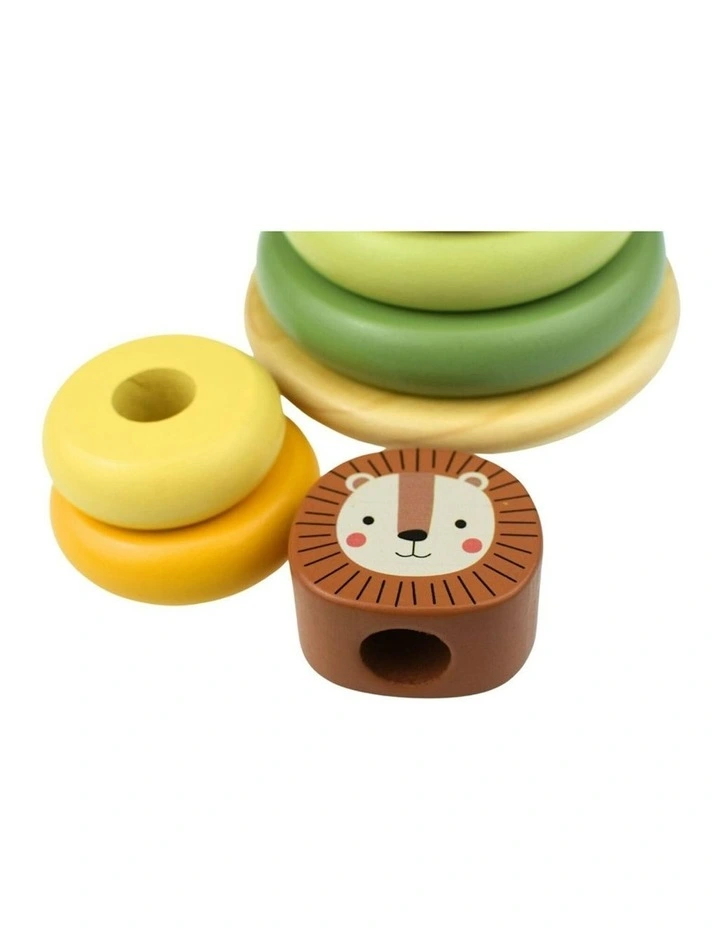 Lion Stacking Tower Wooden Play Set image 6