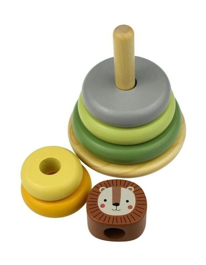 Lion Stacking Tower Wooden Play Set image 7