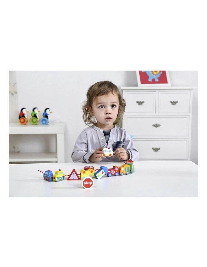 Lacing Blocks Transportation Vehicles Set 27cm image 2