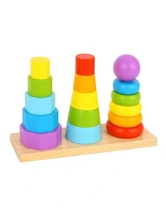 Shape Stacking Interactive Building Tower Set
