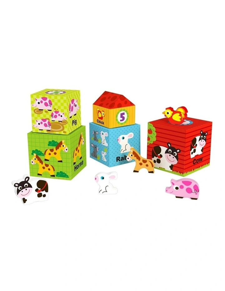 Nesting Box Farm Block Set image 2