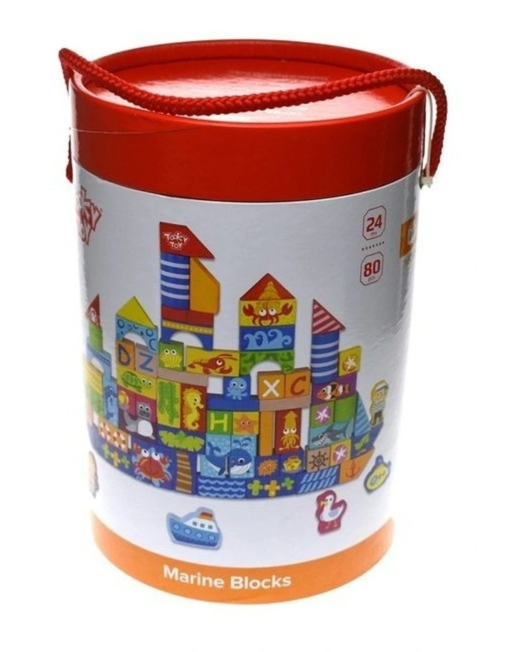Building Blocks Set 80 Pieces image 2