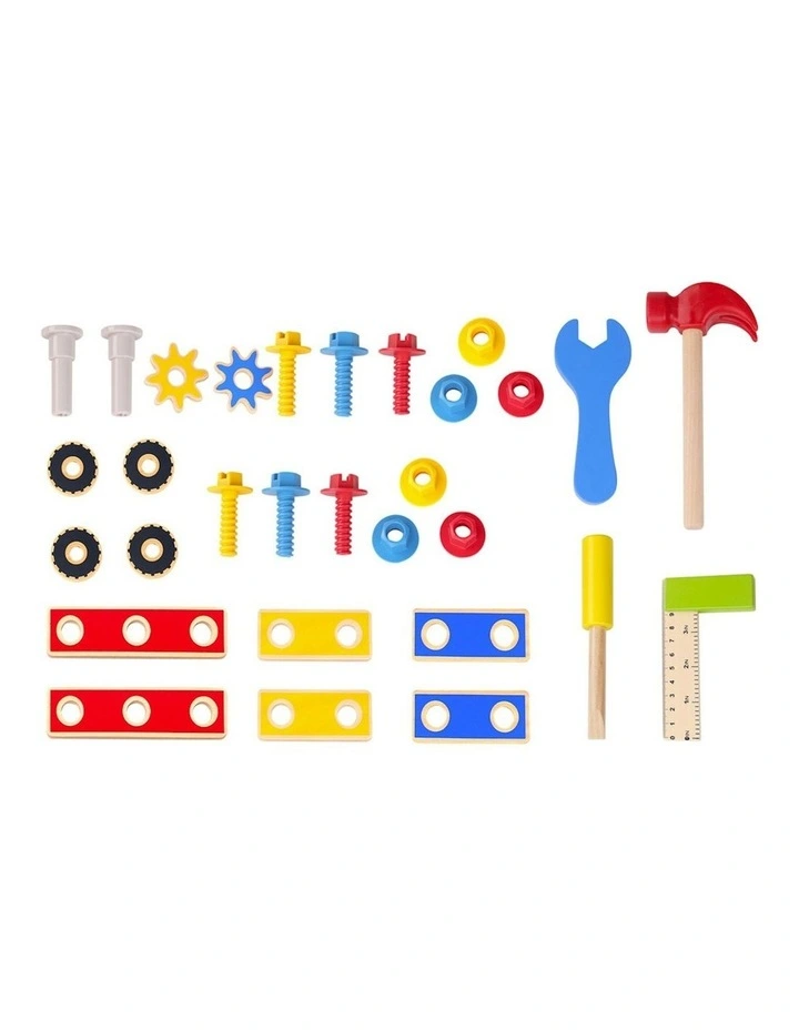 Wooden Working Bench Puzzle Set 31 Pieces image 2