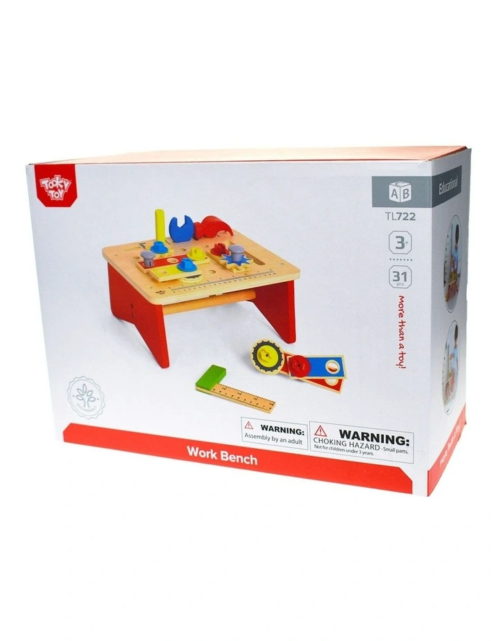 Wooden Working Bench Puzzle Set 31 Pieces image 3
