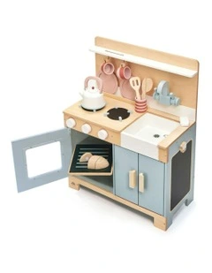 Mini Chef Home Kitchen Cooking Wooden Toy Set 52cm
