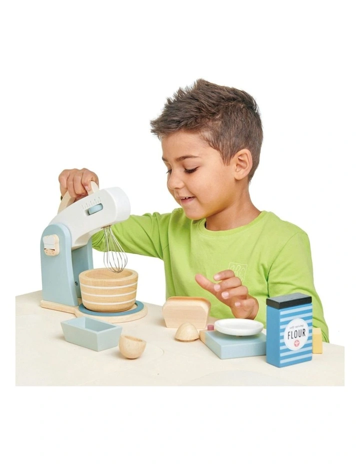 Home Baking Wooden Toy Pretend Play Kitchen Set 28cm image 2