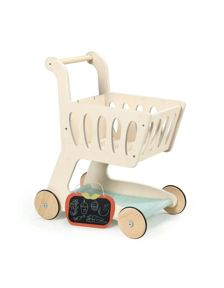 Shopping Cart Wooden Toy 45cm image 1