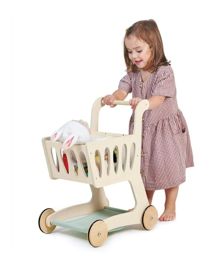 Shopping Cart Wooden Toy 45cm image 4