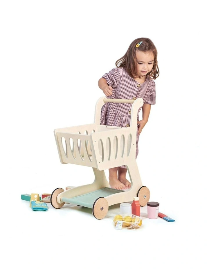 Shopping Cart Wooden Toy 45cm image 7