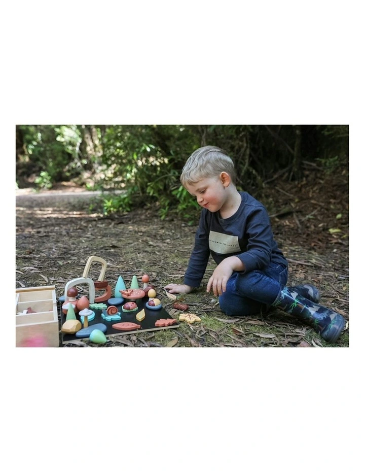 My Forest Floor Wooden Toy Set Shelf 30.5cm image 5