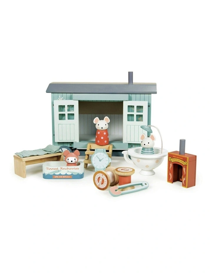 Secret Meadow Shepherd's Hut Wood Toy Set 27cm image 1