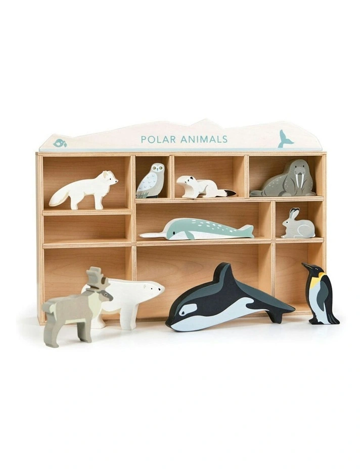 Polar Animal Wooden Toy Set 40cm (3 Years ) image 1