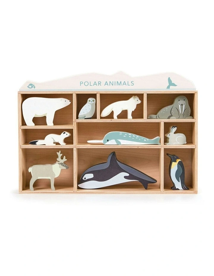 Polar Animal Wooden Toy Set 40cm (3 Years ) image 2