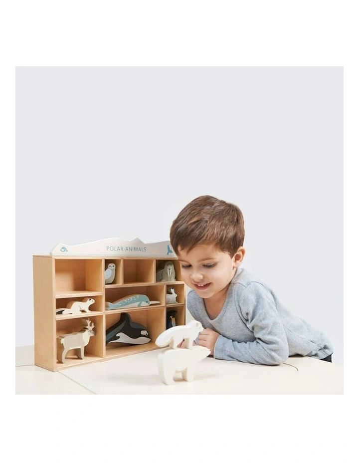 Polar Animal Wooden Toy Set 40cm (3 Years ) image 3