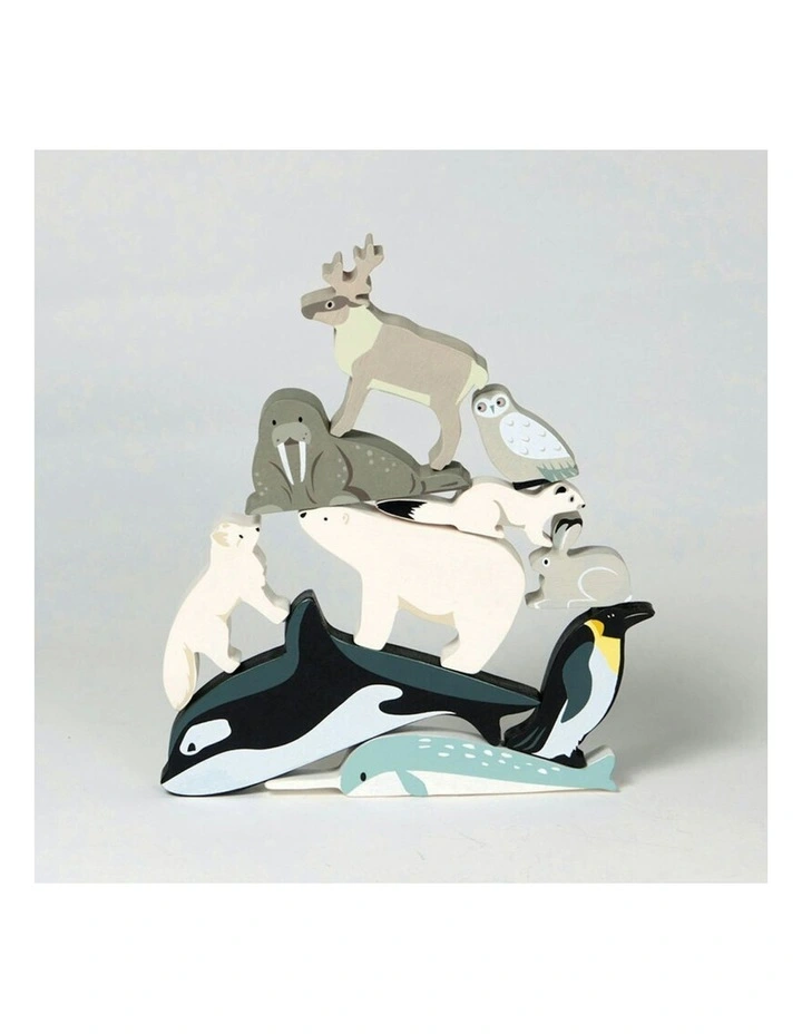 Polar Animal Wooden Toy Set 40cm (3 Years ) image 7