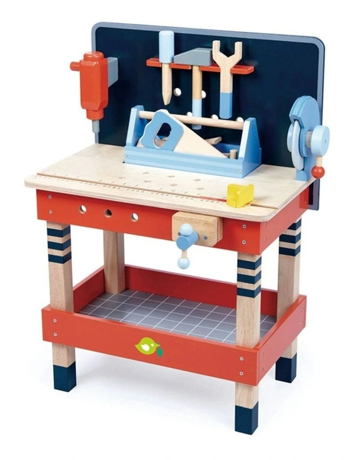 Tool Bench Hammer Screwdriver Wooden Toy Set 51cm (3 Years ) image 2