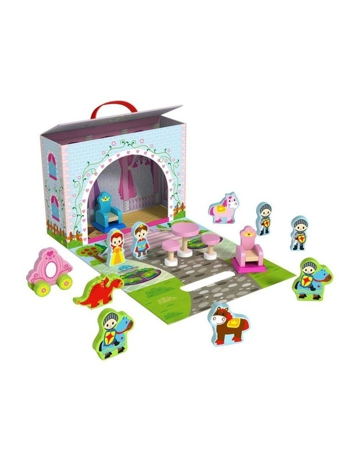 Princess Story Interactive Box Kids/Toddler Portable Toy Chest/Set 3y  image 1
