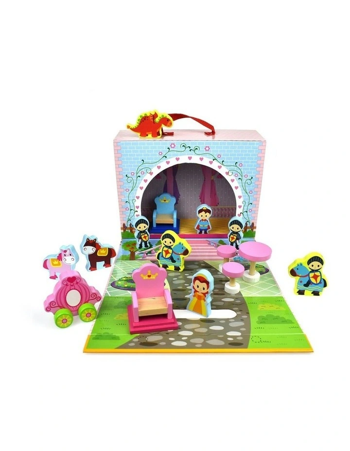 Princess Story Interactive Box Kids/Toddler Portable Toy Chest/Set 3y  image 3