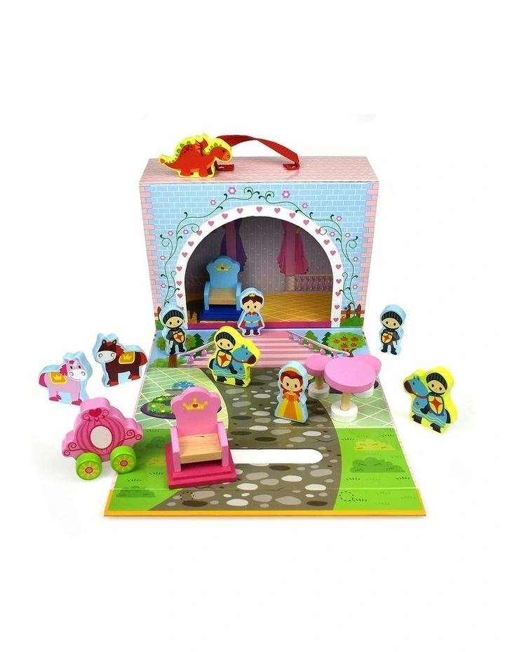 Princess Story Interactive Box Kids/Toddler Portable Toy Chest/Set 3y  image 4