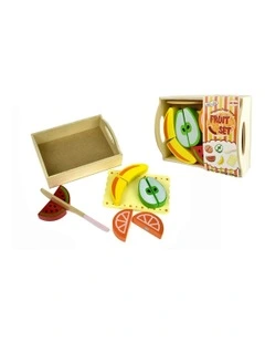 Food Cutting Fruit Wooden 15.6cm Non-Toxic Toy Kids/Toddler 18m 