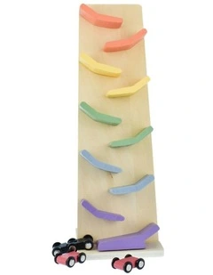 Sundae Wooden Rolling Car Tumble Tower Kids/Childrens Toy 18M 