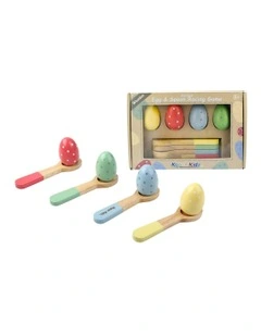 Sundae Wooden Egg & Spoon Racing Game Kids/Childrens Toy 3Y 