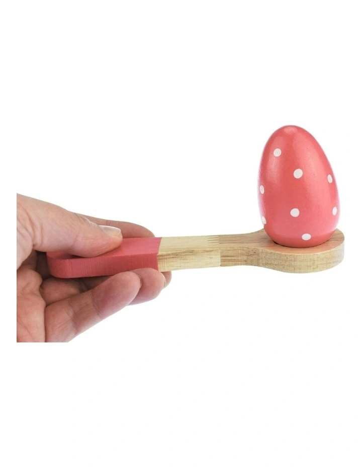 Sundae Wooden Egg & Spoon Racing Game Kids/Childrens Toy 3Y image 2