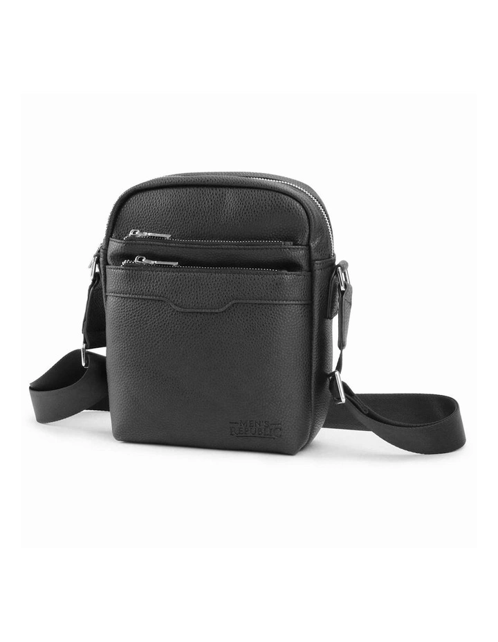 Deluxe Stylish Cross Body Sleek Bag in Black image 2