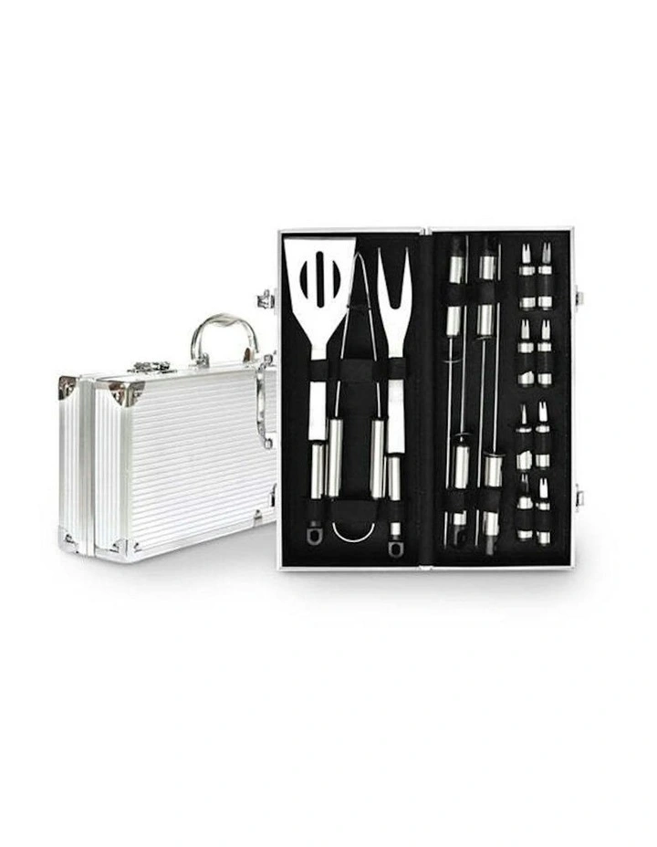 Republic BBQ Cooking Spatula 16 Pieces in Silver image 1