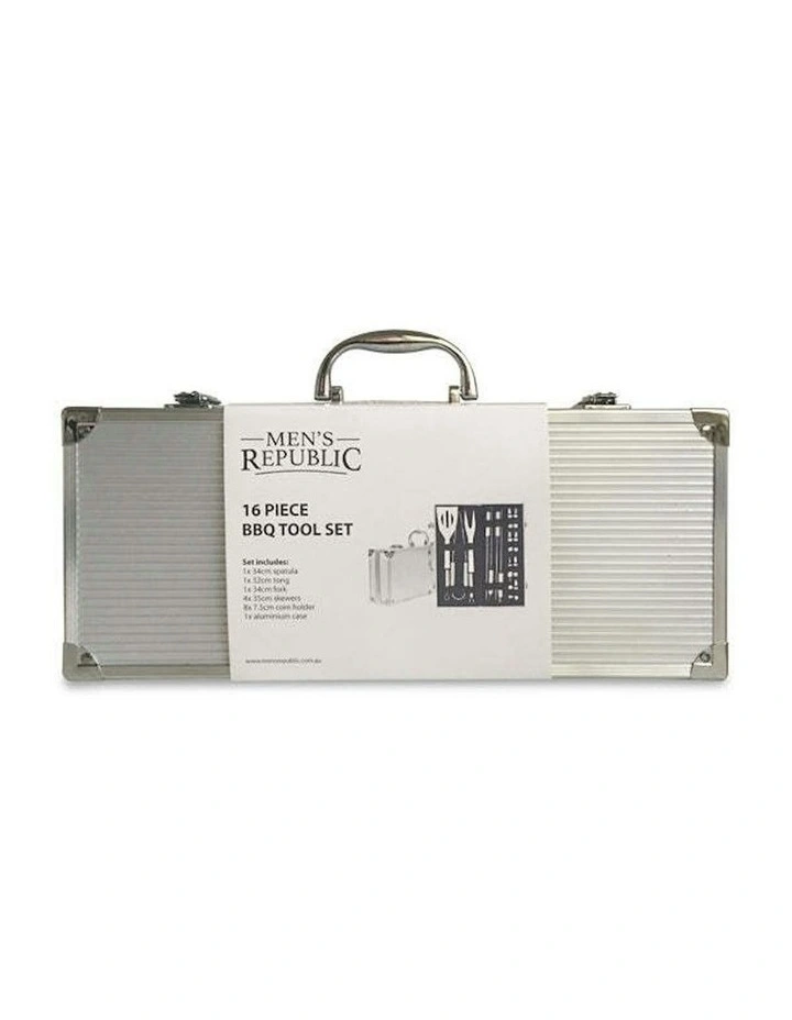 Republic BBQ Cooking Spatula 16 Pieces in Silver image 2