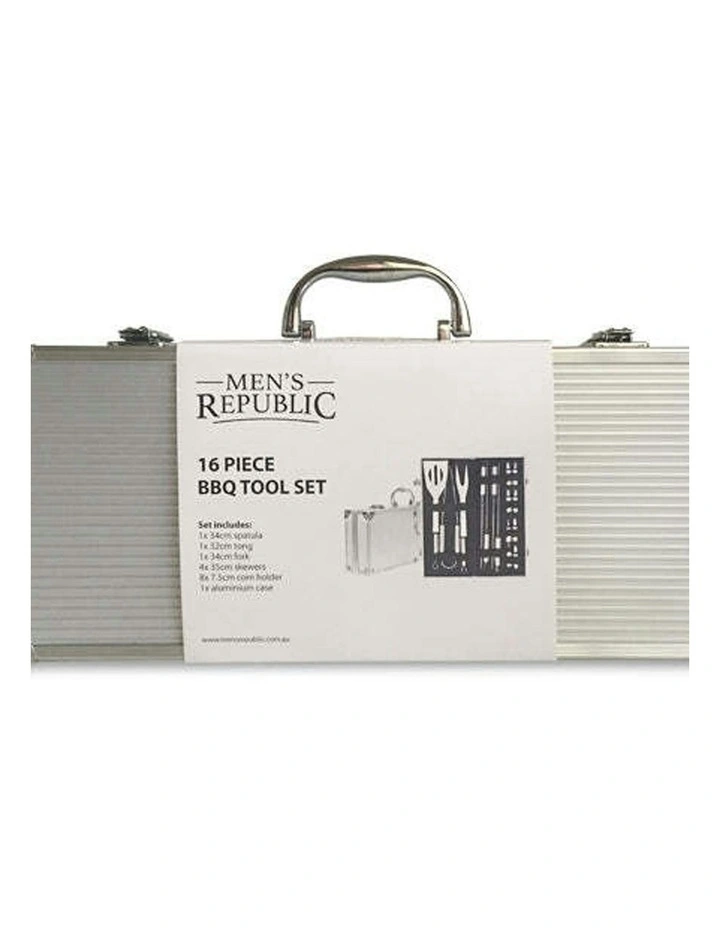 Republic BBQ Cooking Spatula 16 Pieces in Silver image 3