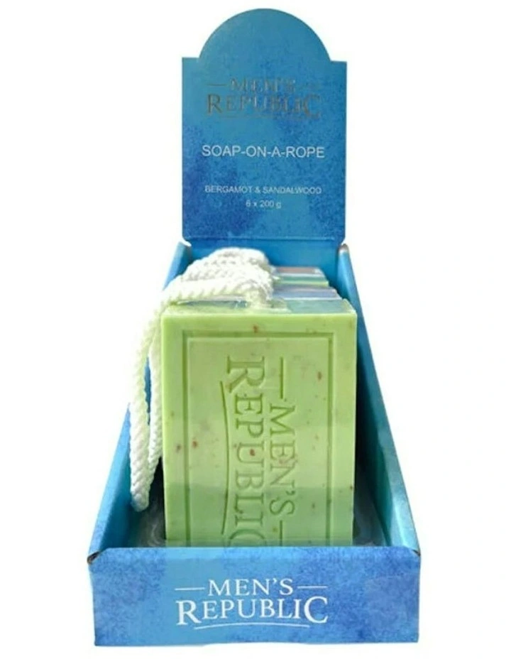 Logo Soap-on-a-Rope Bergamot and Sandalwood Body Bar Soap image 2