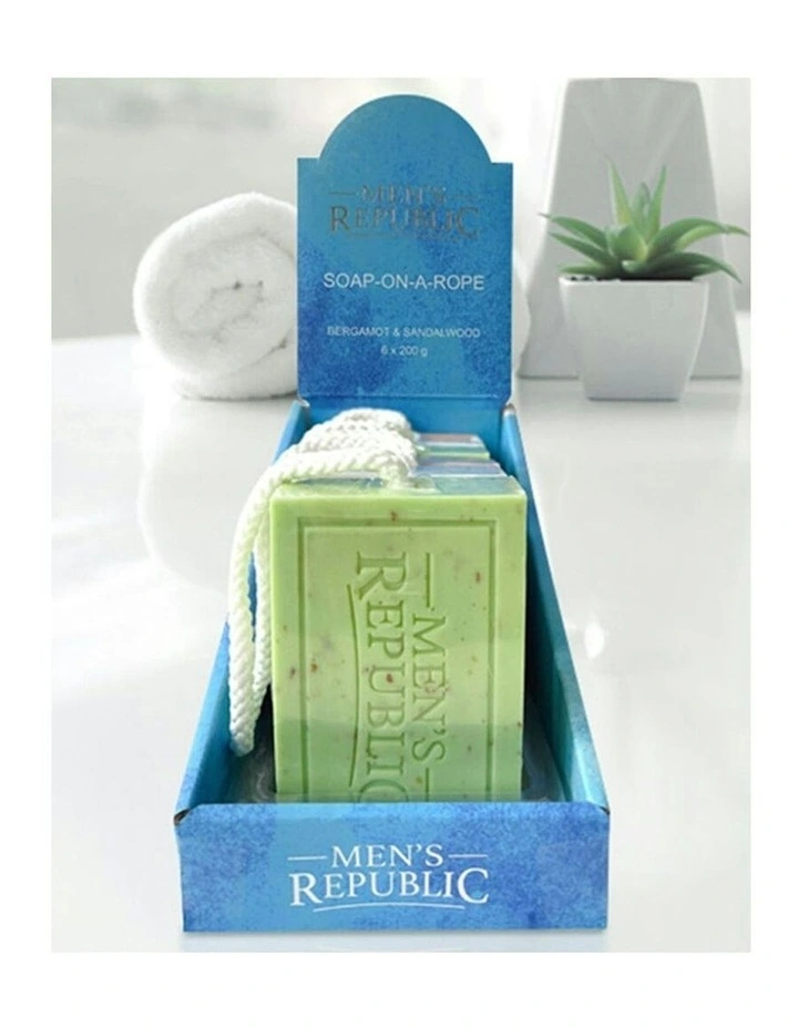 Logo Soap-on-a-Rope Bergamot and Sandalwood Body Bar Soap image 5