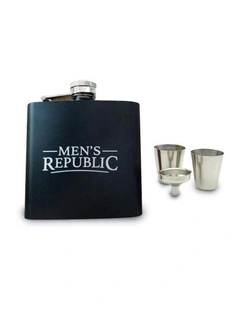 Hip Flask Drinking Set 4 Pieces in Multi