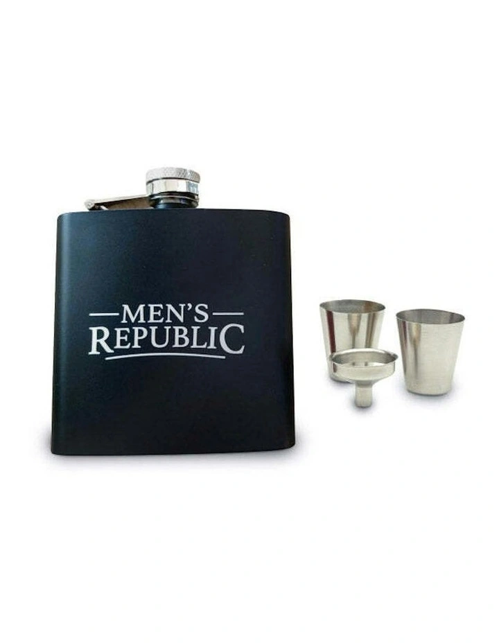 Hip Flask Drinking Set 4 Pieces in Multi image 1