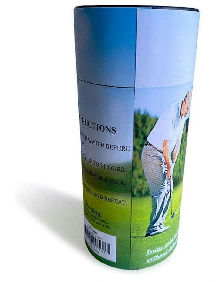 Cooling Golf Balls Reusable Ice Cubes Set of 2 in Silver image 3
