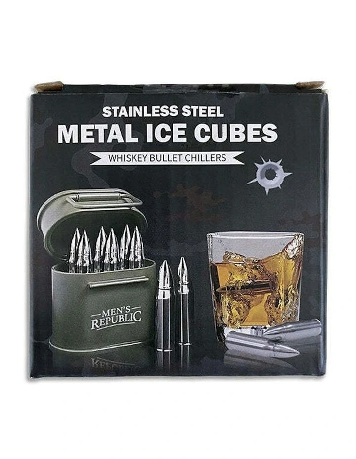 Reusable Bullet Shaped Ice Stones Set of 6 in Green image 4