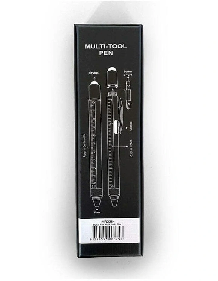 Multi Tool 9-in-1 Functions Stylus Pen in Blue image 3