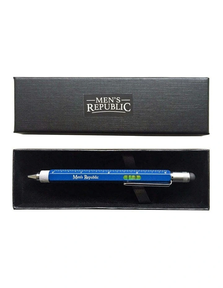 Multi Tool 9-in-1 Functions Stylus Pen in Blue image 4