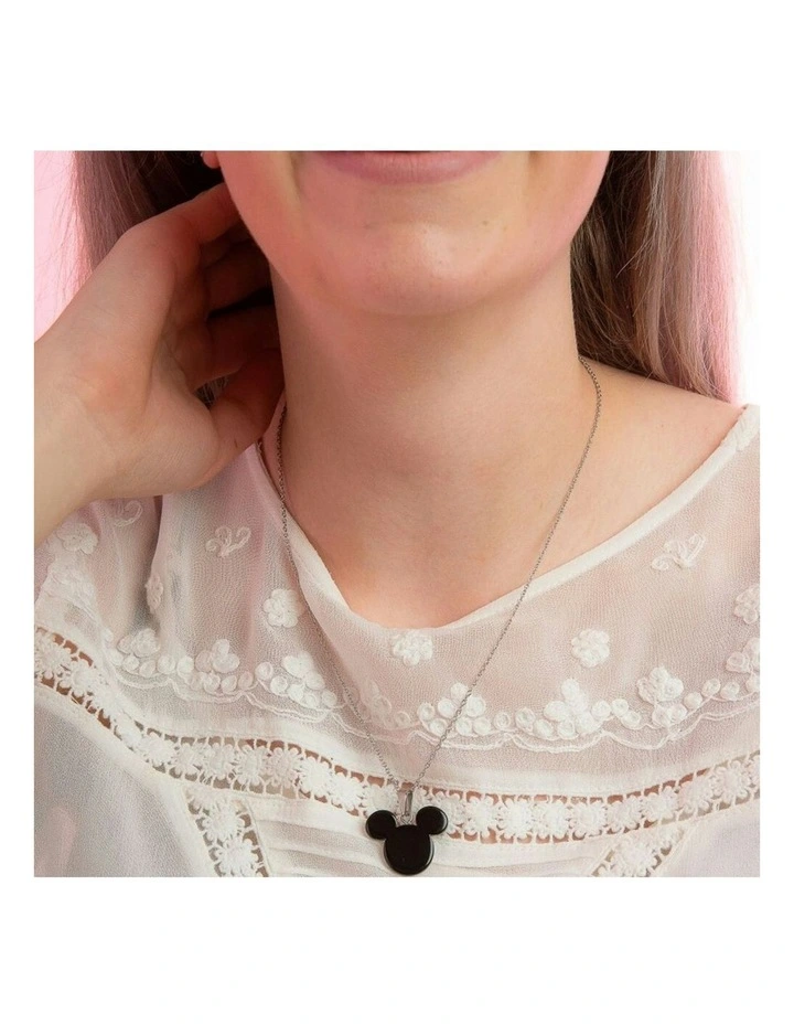 Disney Mickey Mouse 40cm +7cm Necklace in Black image 3