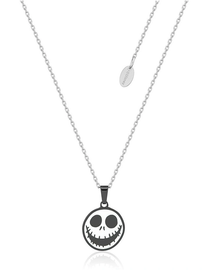 Ecc Disney Nightmare Before Christmas Jack SS Necklace 40cm +7cm in Silver image 1