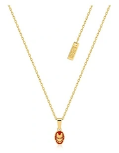 Ecc Marvel Iron Man Stainless Steel Stud Earrings 12mm in Gold