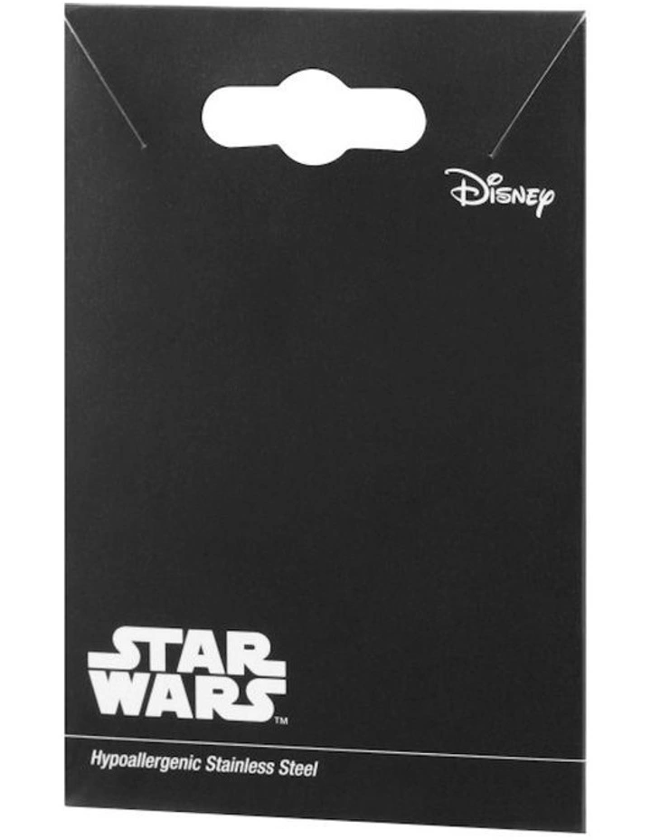 Disney Star Wars Grogu Stainless Steel Necklace 40cm +7cm in Silver image 2