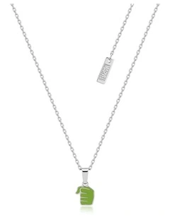 Ecc Marvel Hulk Character Stainless Steel Necklace 40cm +7cm in Silver