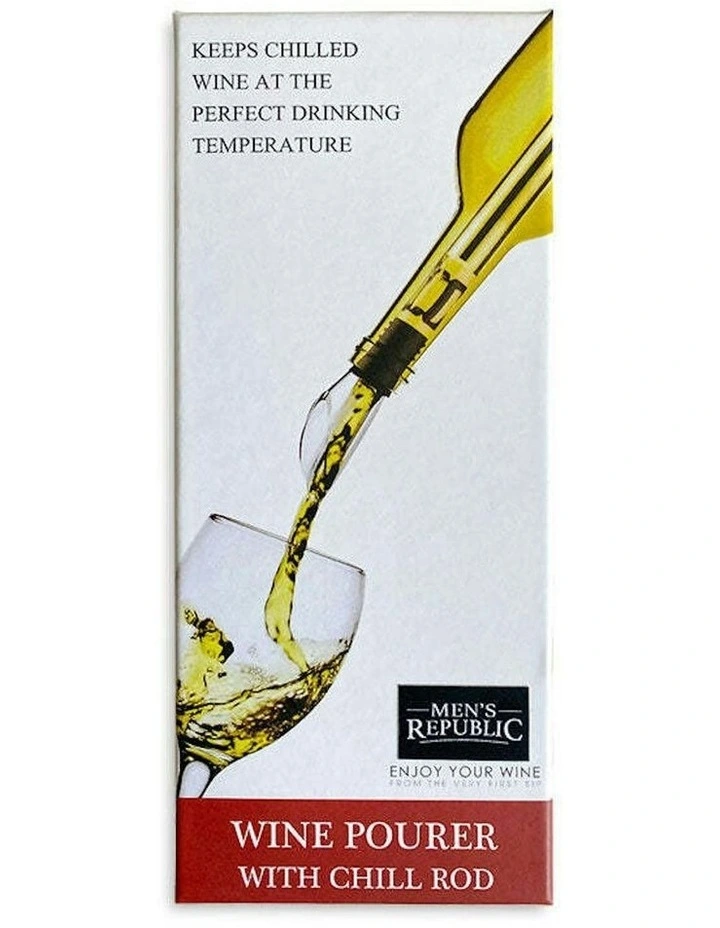Wine Lover Gift Set With SS Chiller Stick, Aerator And Pourer image 1