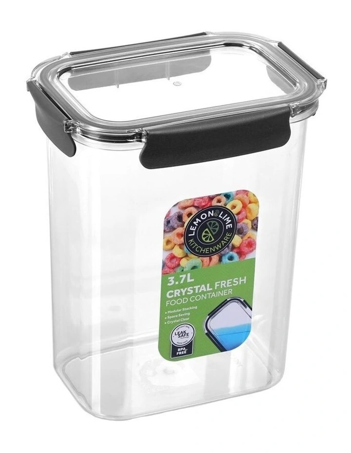 Lemon And Lime 3 7l Crystal Fresh 25cm Plastic Food Container Pantry Storage Bk Myer Lemon And Lime 3 7l Crystal Fresh 25cm, Airtight Pet Food Storage Container Australia