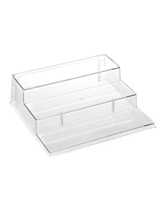 Box Sweden Crystal 3 Tier Shelf Home Kitchen Pantry Organiser Spice Rack Myer