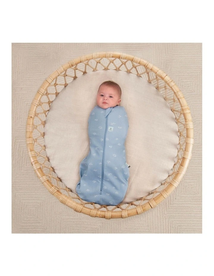 ErgoPouch Cocoon Swaddle Organic Cotton Baby Sleep Bag TOG 0.2 Size 6-12m Ripple image 3
