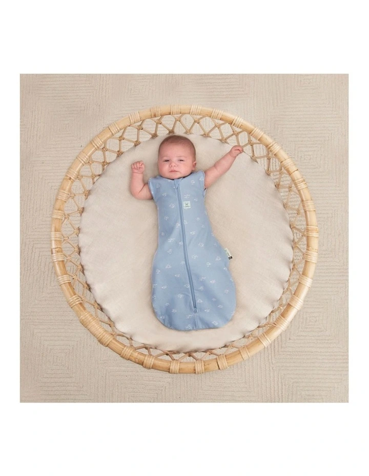 ErgoPouch Cocoon Swaddle Organic Cotton Baby Sleep Bag TOG 0.2 Size 6-12m Ripple image 5