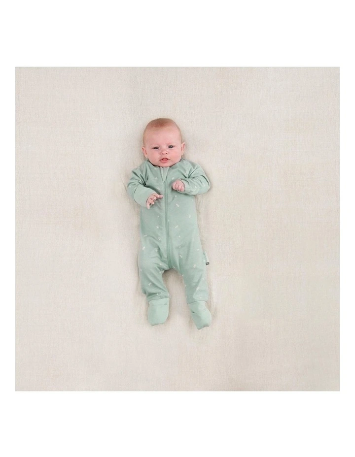 ErgoPouch Layers Long Sleeve Baby Organic Cotton TOG 0.2 Size 3-6 Months Sage image 5